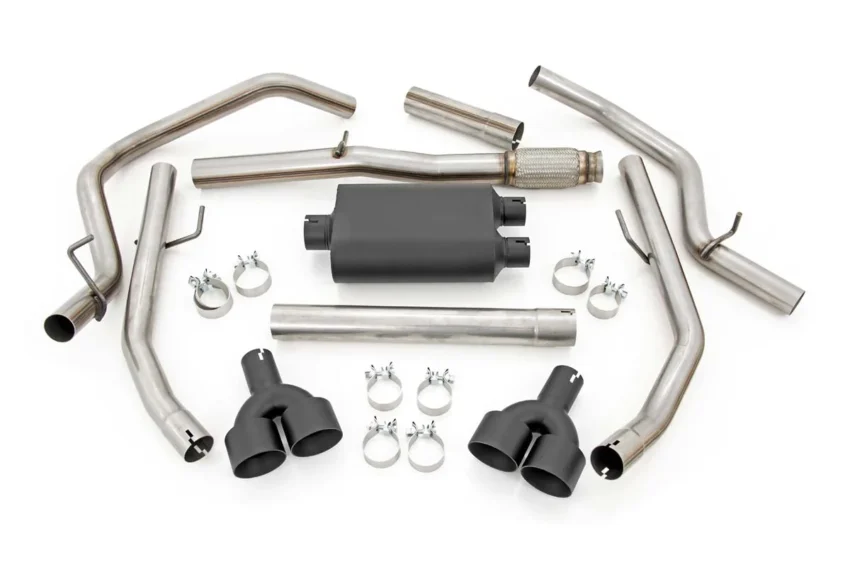 2019-2024 Chevrolet Silverado 1500/GMC Sierra 1500 Cat-Back Exhaust System S-Type - Image 3