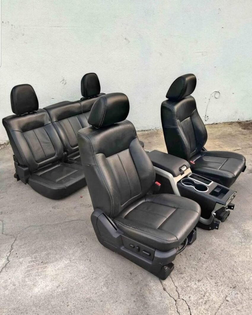 2009-2014 Ford F-150 FX4 Lariat Crew Cab Black Leather Seats for Sale