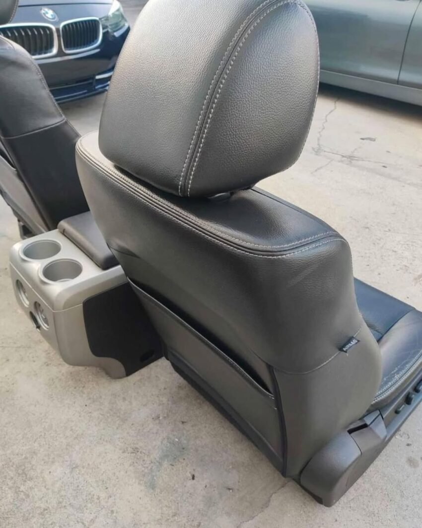 2009-2014 Ford F-150 FX4 Lariat Crew Cab Black Leather Seats for Sale - Image 5
