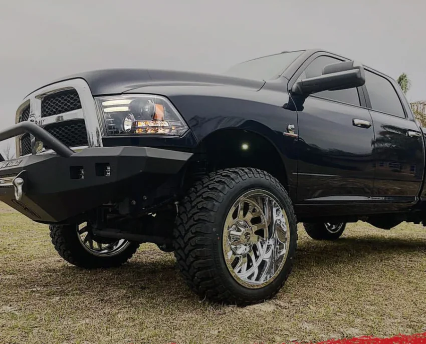 Dodge RAM 1500 14-24 Classic Body Projector Headlights OLED DRL & LED Signals in Smoked or Clear Lens - Image 6