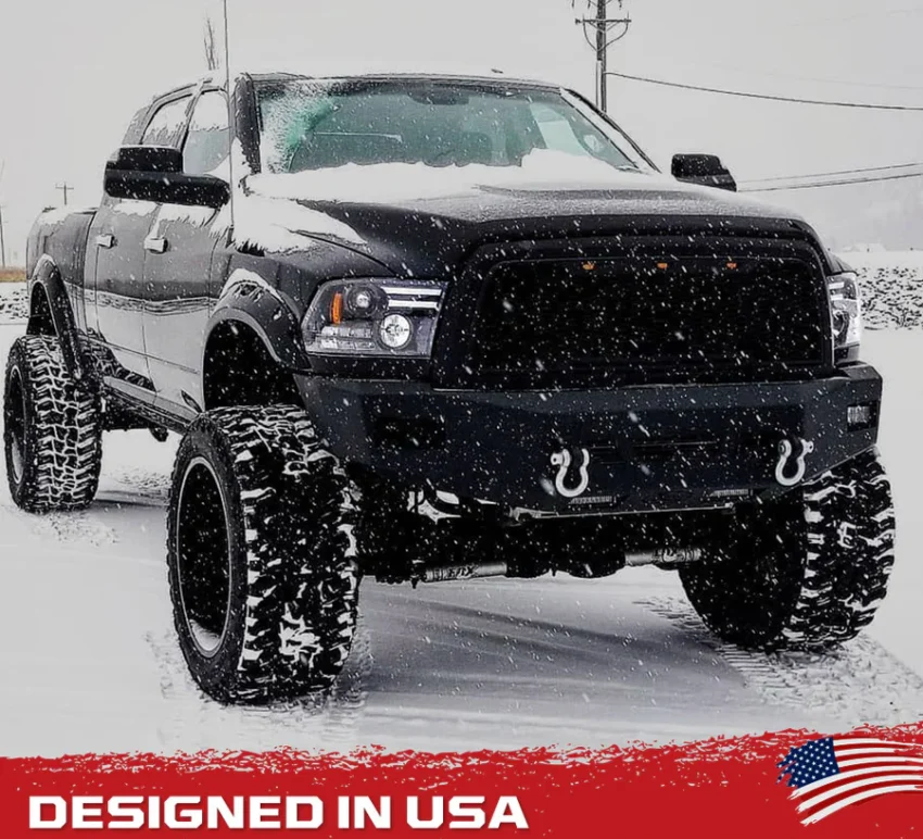 Dodge RAM 1500 14-24 Classic Body Projector Headlights OLED DRL & LED Signals in Smoked or Clear Lens - Image 3
