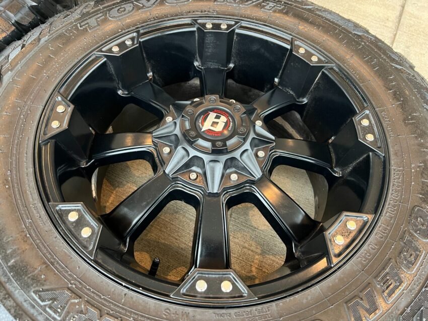 20x10 Ballistic Morax 845 Jeep Dodge RAM 1500 wheels rims 35" TOYO 5x127 5x139 - Image 2