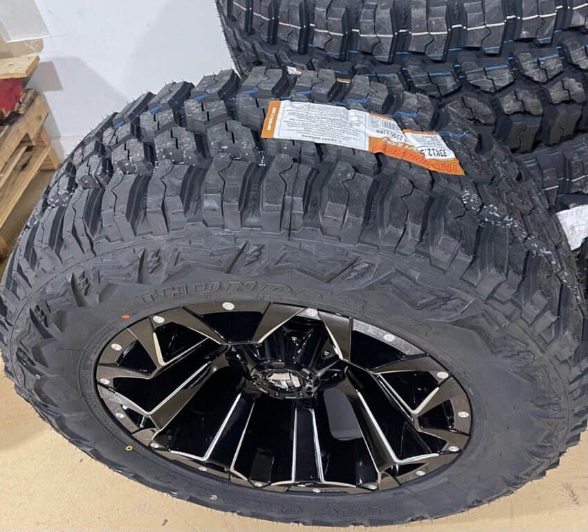 20x10 Fuel D576 Assault Black Wheels 35" MT Tires 8x6.5 Dodge Ram 2500 - Image 3