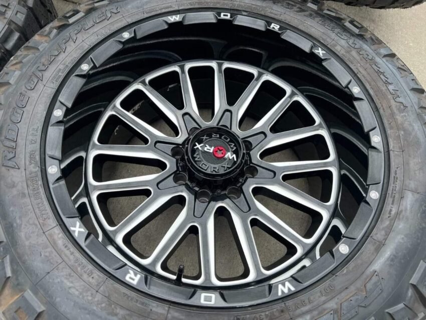 Worx 818 Ford F-250 F-350 OEM Black Rims Wheels - Image 3