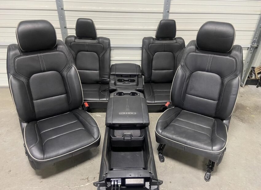 2019-2023 Dodge Ram 1500, 2500, 3500 5th Gen Front & Rear Seats Console