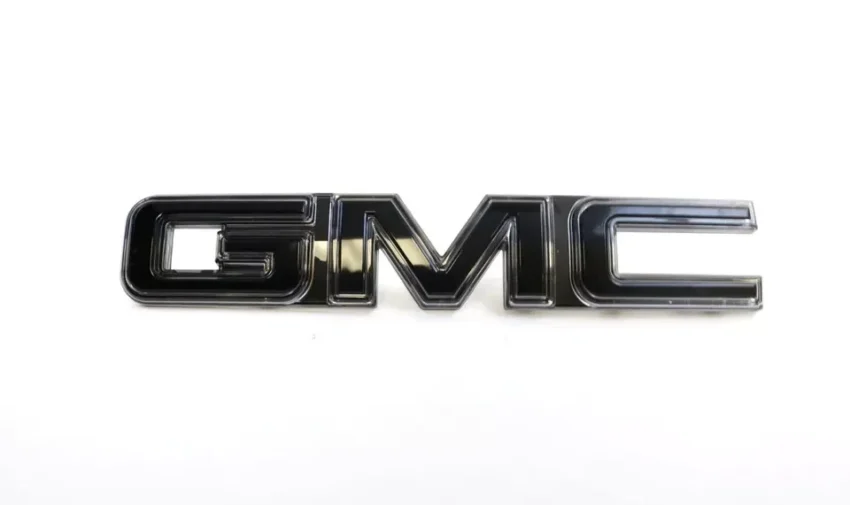 2019-2022 GMC Sierra Illuminated Front Grille Emblem Black OEM - Image 5