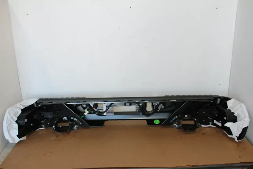 2019-2021 GMC Sierra. Chevy Silverado 1500 Rear Bumper W/SENS ASM OEM Satin Steel