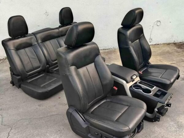 2009-2014 Ford F-150 FX4 Lariat Crew Cab Black Leather Seats for Sale
