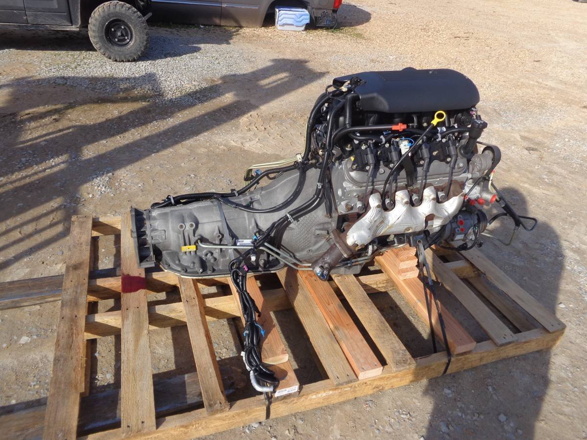 2003 Chevy 6.0 LQ4 Vortec Engine with 4L80E Trans and Wiring - LS Swap Dropout - 41K Miles - Image 5